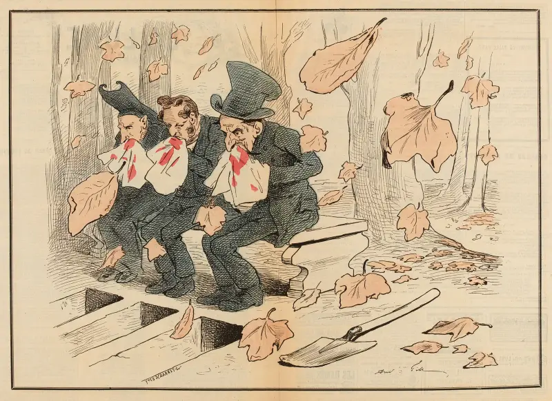 Der Blätterfall von André Gill