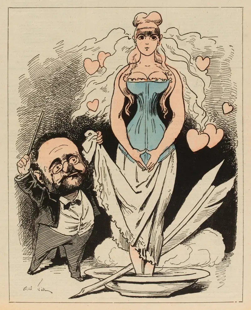 Die Geburt der Nana-Venus von André Gill