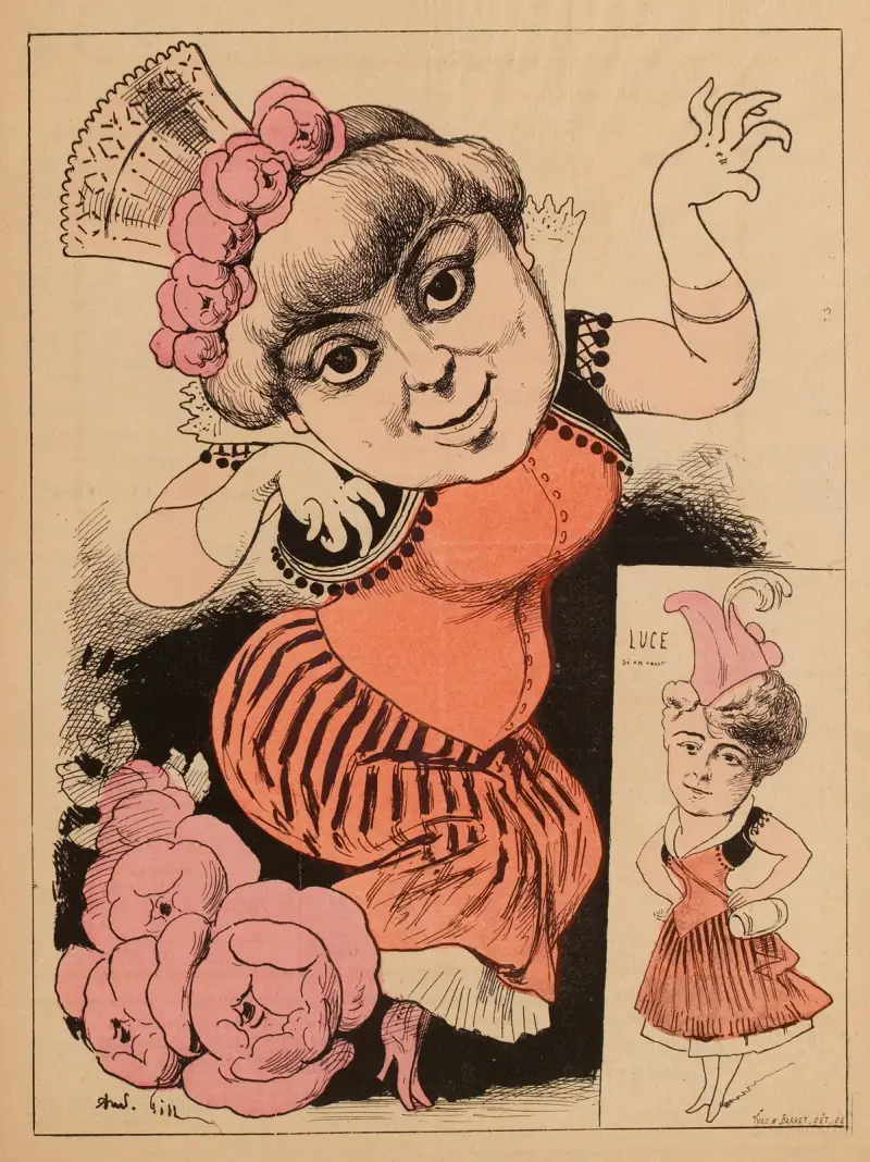 La Petite Muette, Mme Théo av André Gill