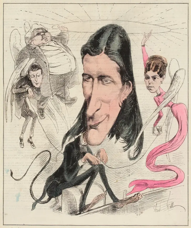 Der Autor von Séraphine von André Gill