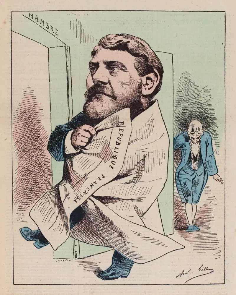 Der Abgeordnete Spuller von André Gill