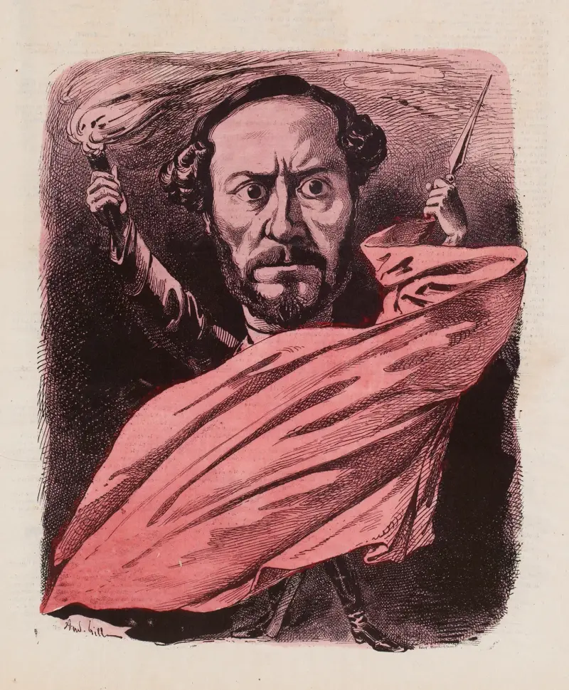 Le général Prim av André Gill