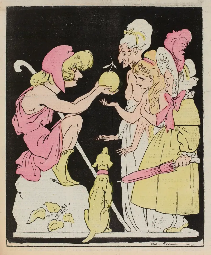 Das Parisurteil von André Gill