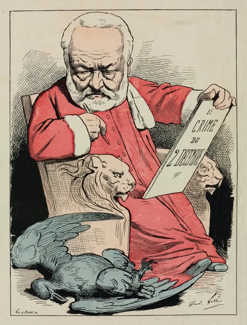 Le Nouveau livre de Victor Hugo, par Gill av André Gill