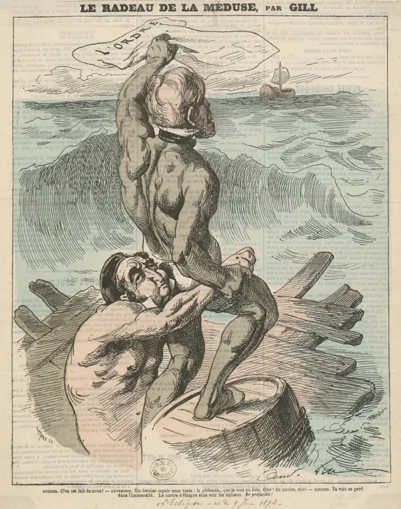 Das Floß der Medusa von André Gill