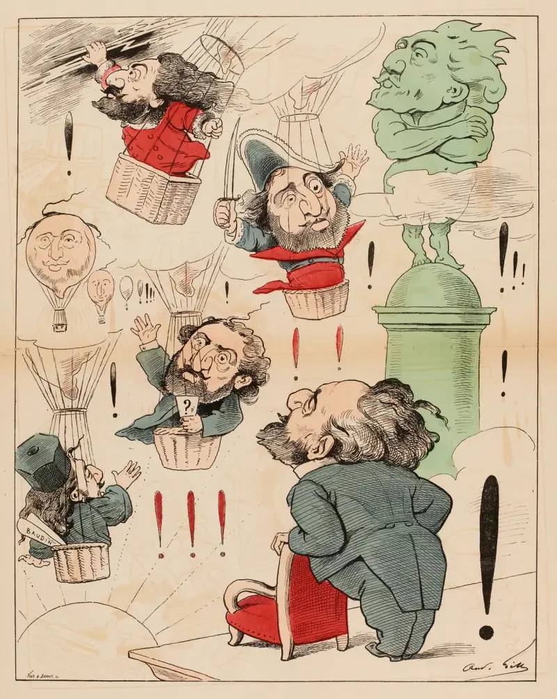 Léon Gambetta av André Gill