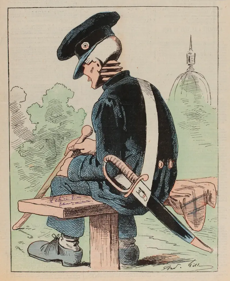 L’invalide à la tête de bois av André Gill