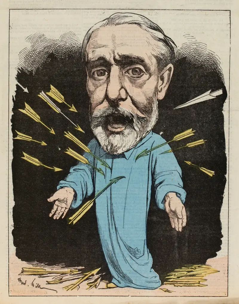 M. Challemel-Lacour von André Gill