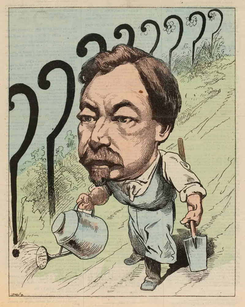 M. De Mahy av André Gill
