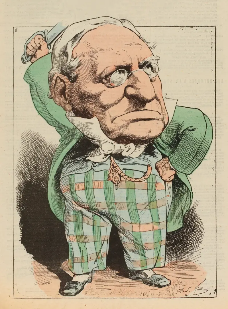 M. Henri Monnier von André Gill