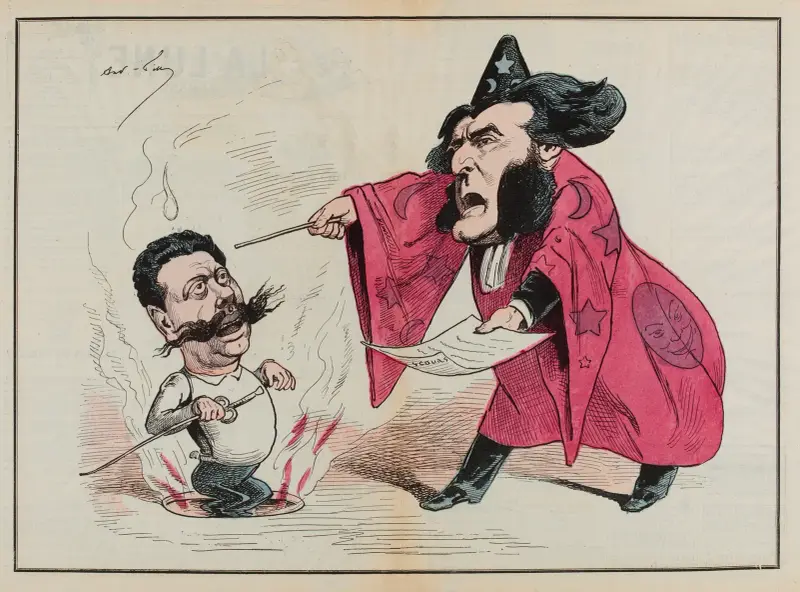 Magie parlementaire, André Gill