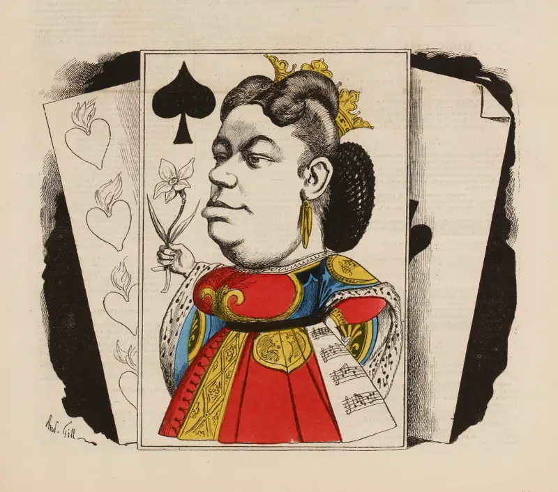 Marie Sass av André Gill