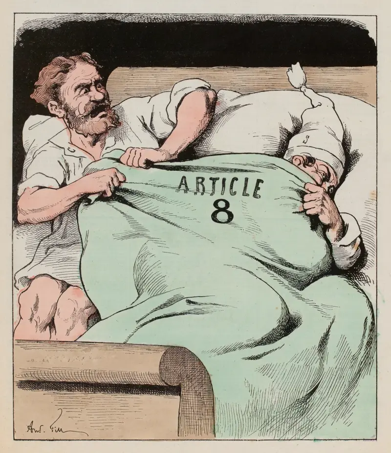 Mauvais coucheur von André Gill