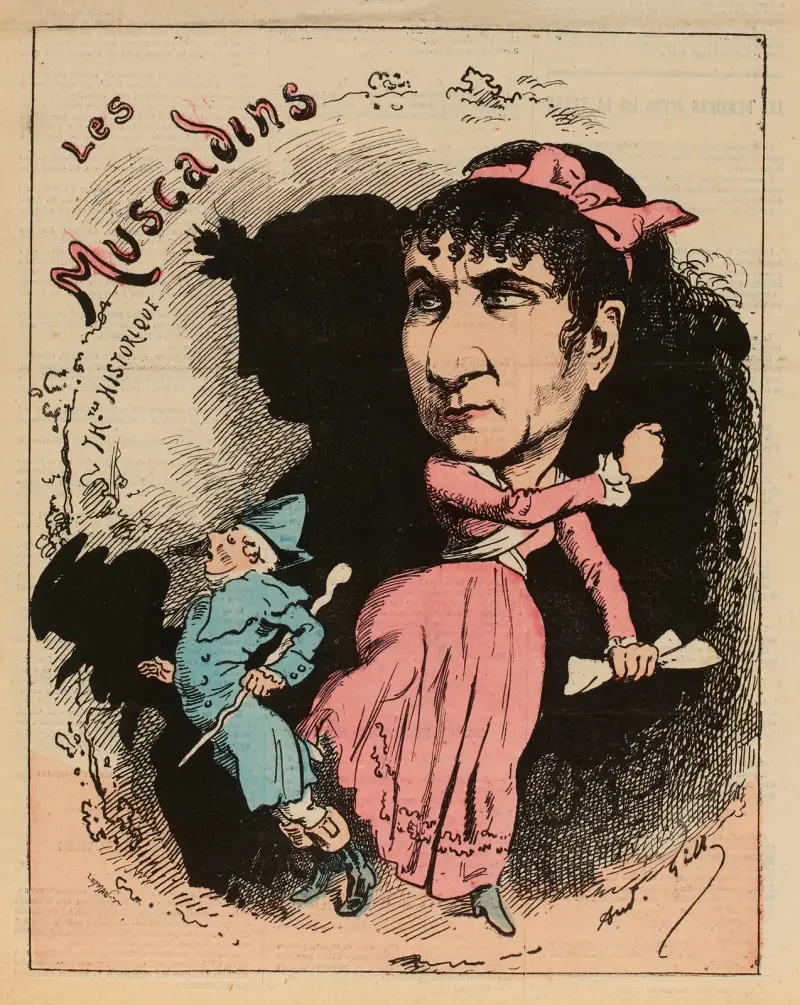 Mlle Rousseil av André Gill