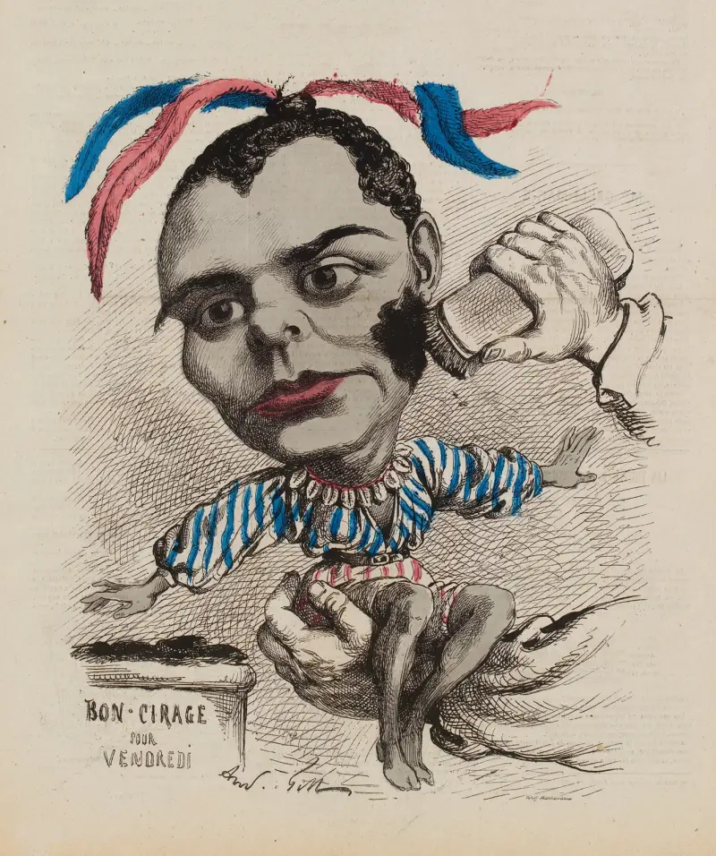 Mme Galli-Marié av André Gill