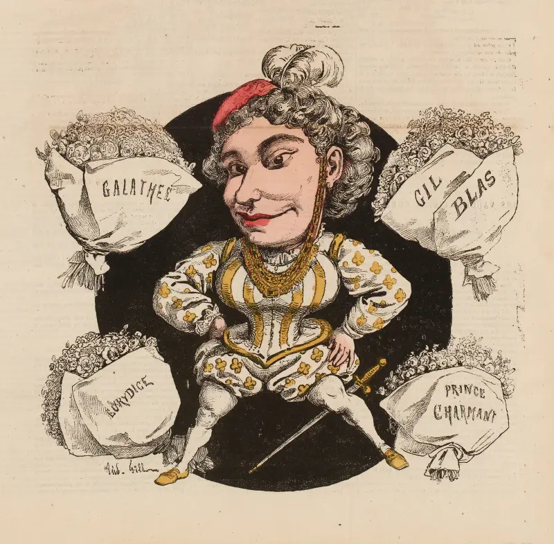 Madame Ugalde von André Gill