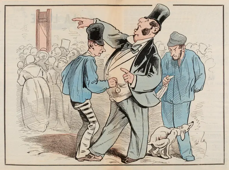 Place de la Roquette, av Gill av André Gill