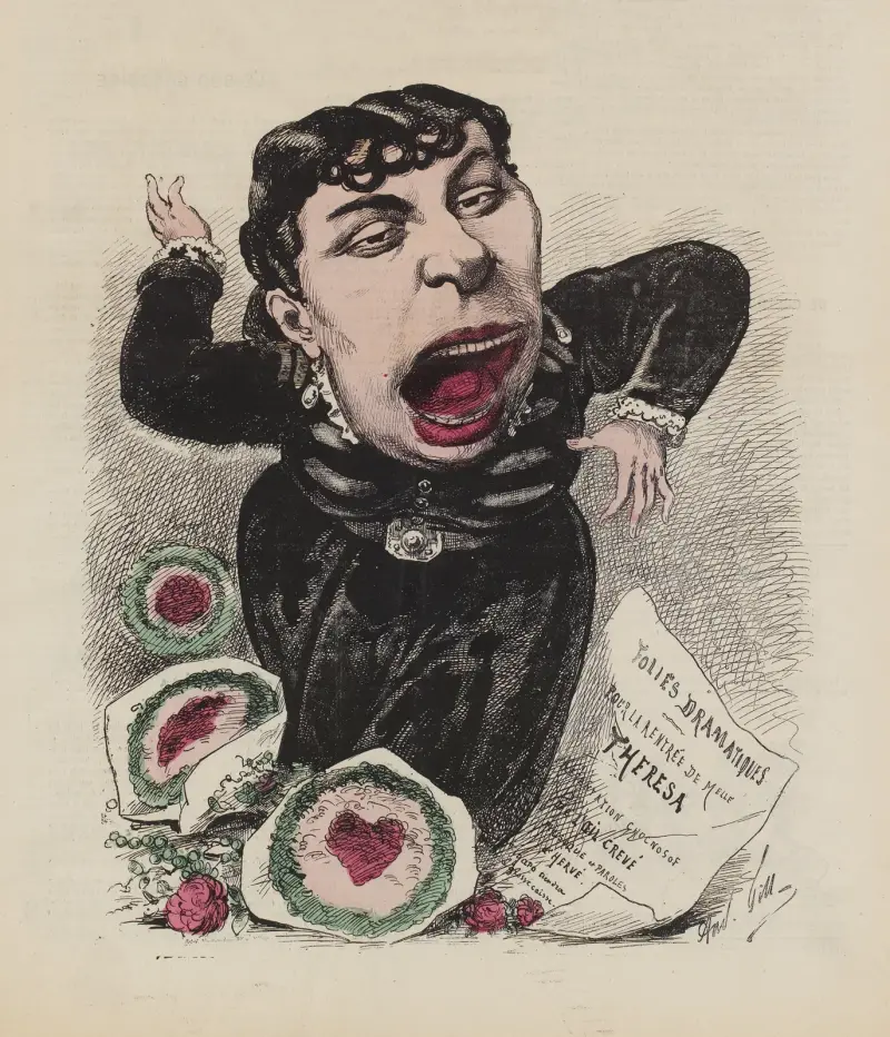 Résurrection de Thérésa av André Gill