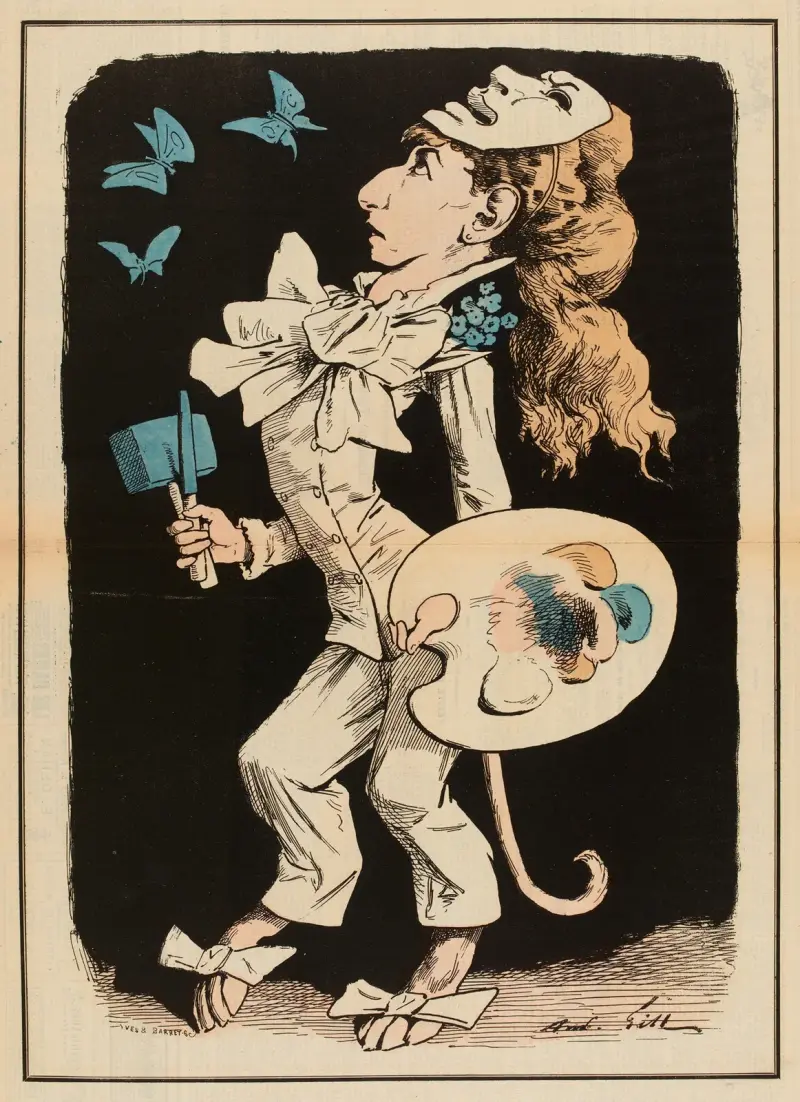 Sarah Bernhardt, André Gill