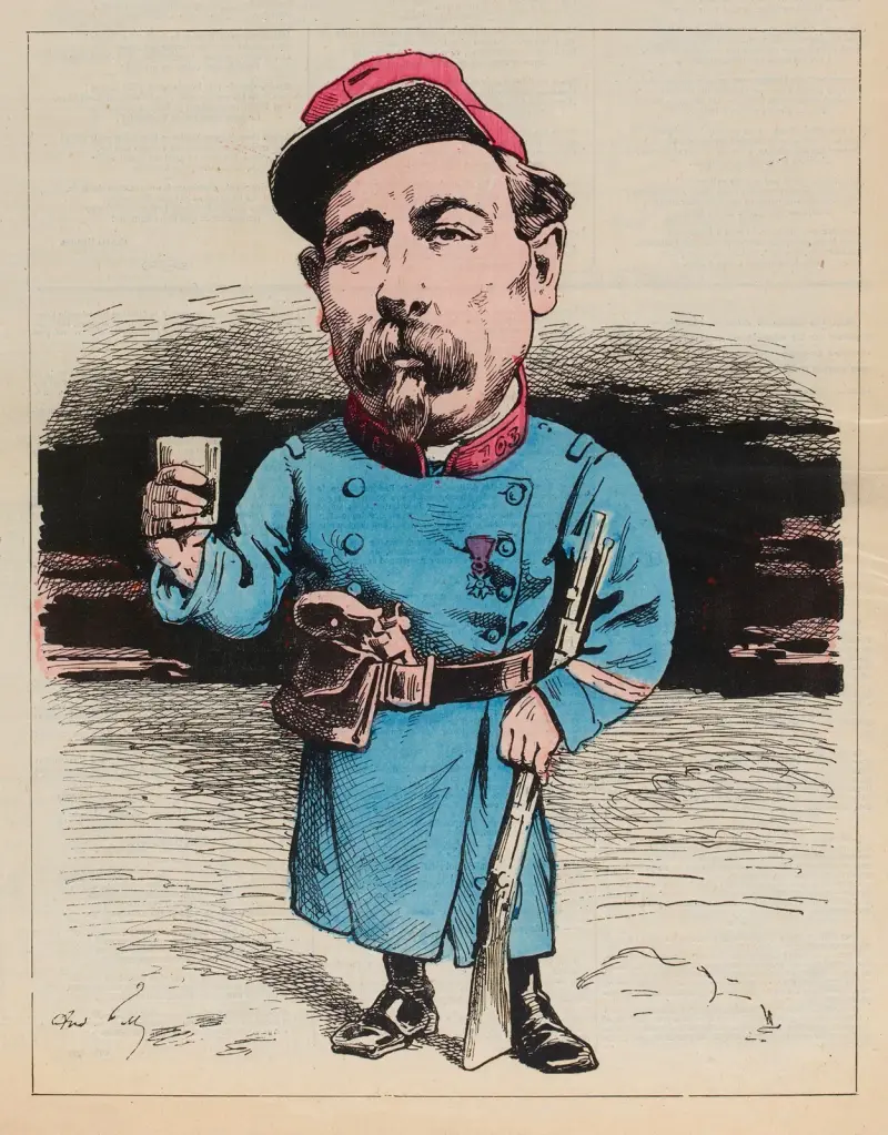 Sergent Hoff, 1870 von André Gill