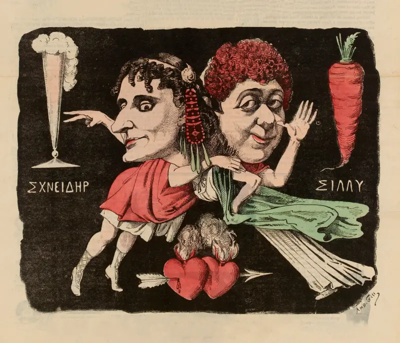 Silly-Schneider Schneider-silly von André Gill