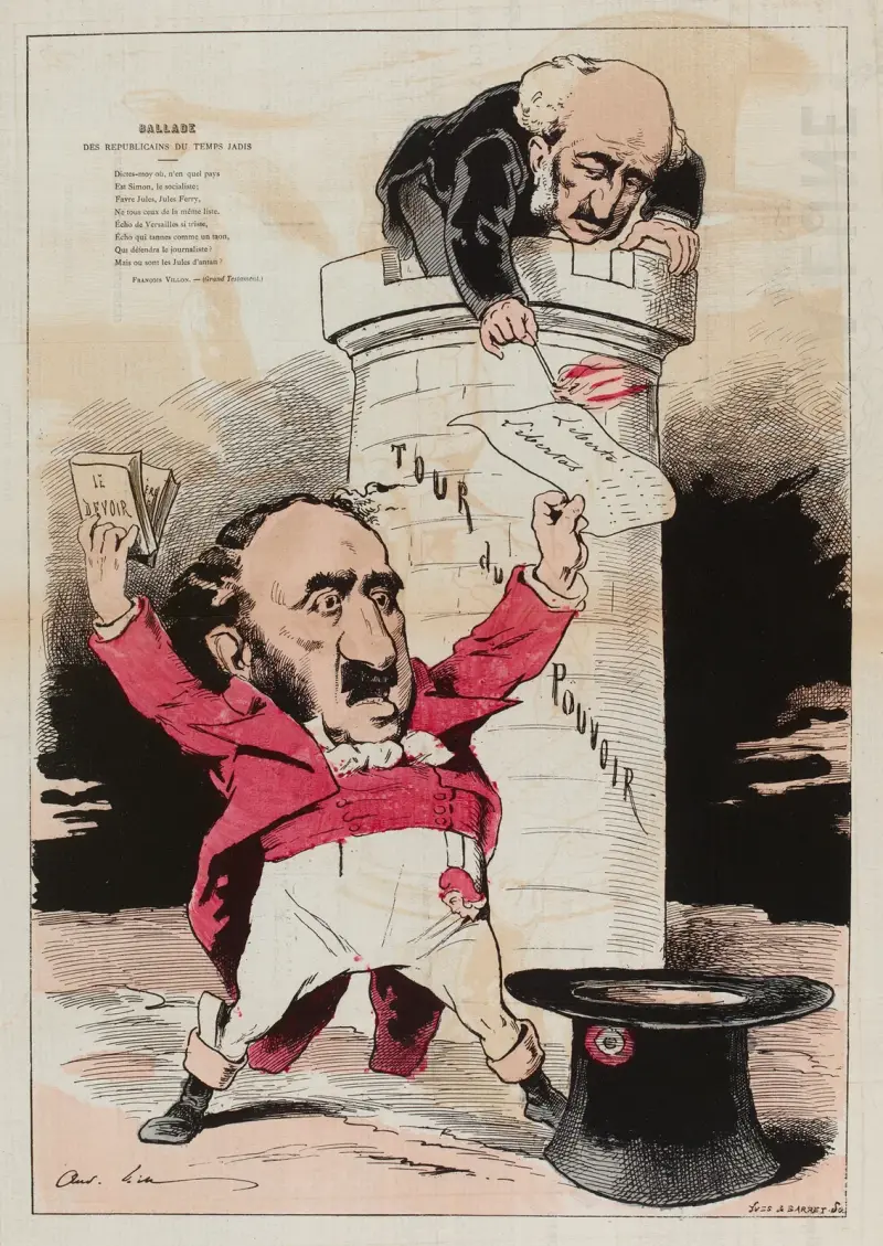 Simon du jour, Simon d’antan av André Gill