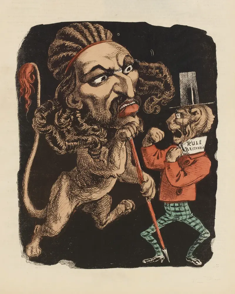 Théodore, kung av Abessinien av André Gill