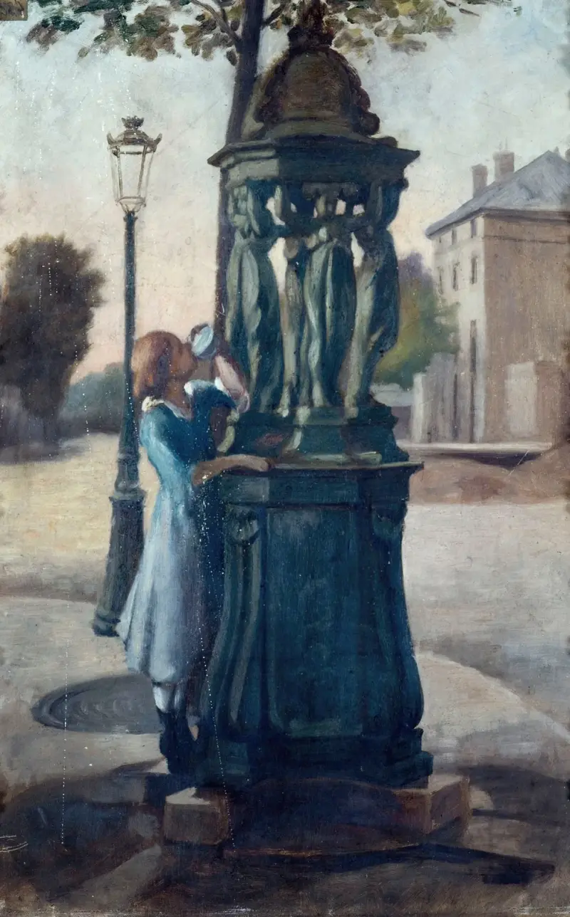 En Wallace-fontän av André Gill