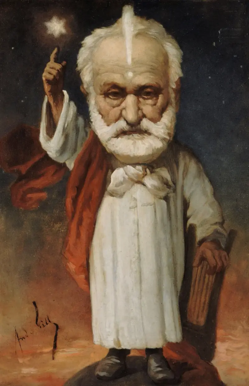Victor Hugo av André Gill