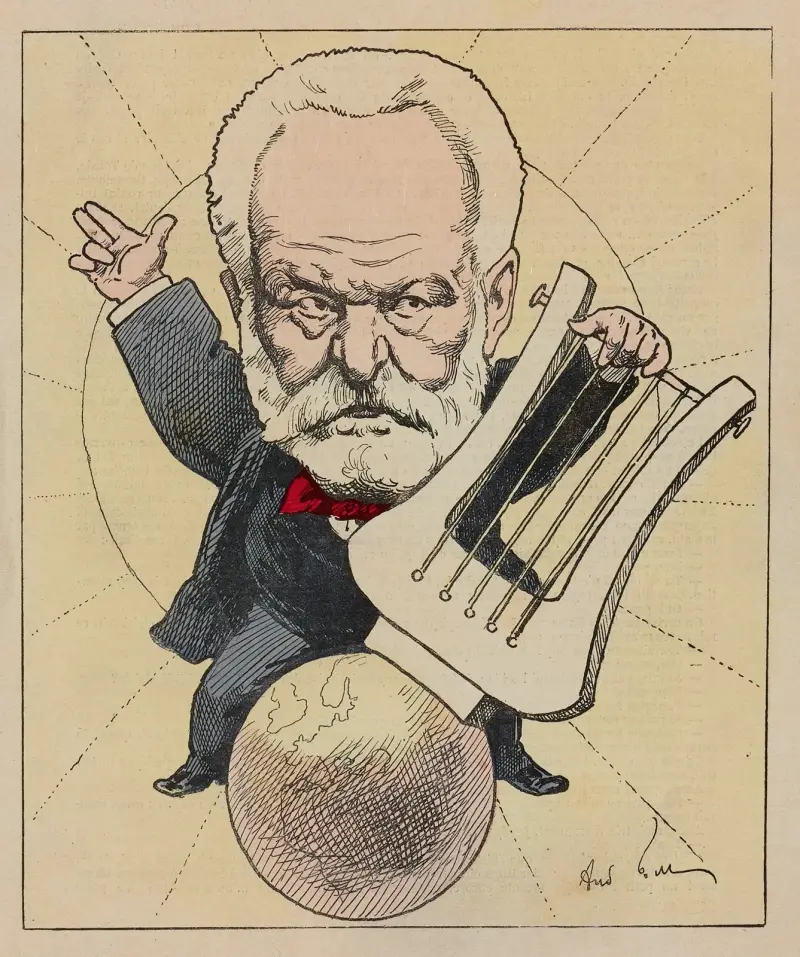 Victor Hugo av André Gill