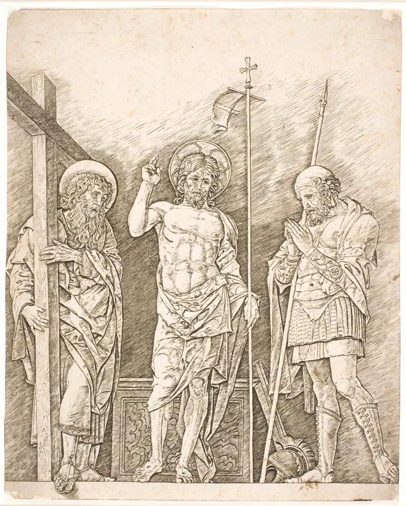 Den opstandne Kristus av Andrea Mantegna