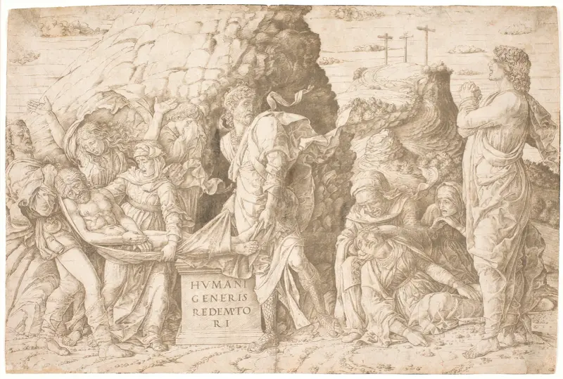 Gravlæggelsen av Andrea Mantegna