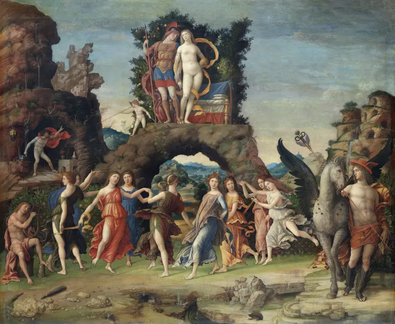 Der Parnass von Andrea Mantegna