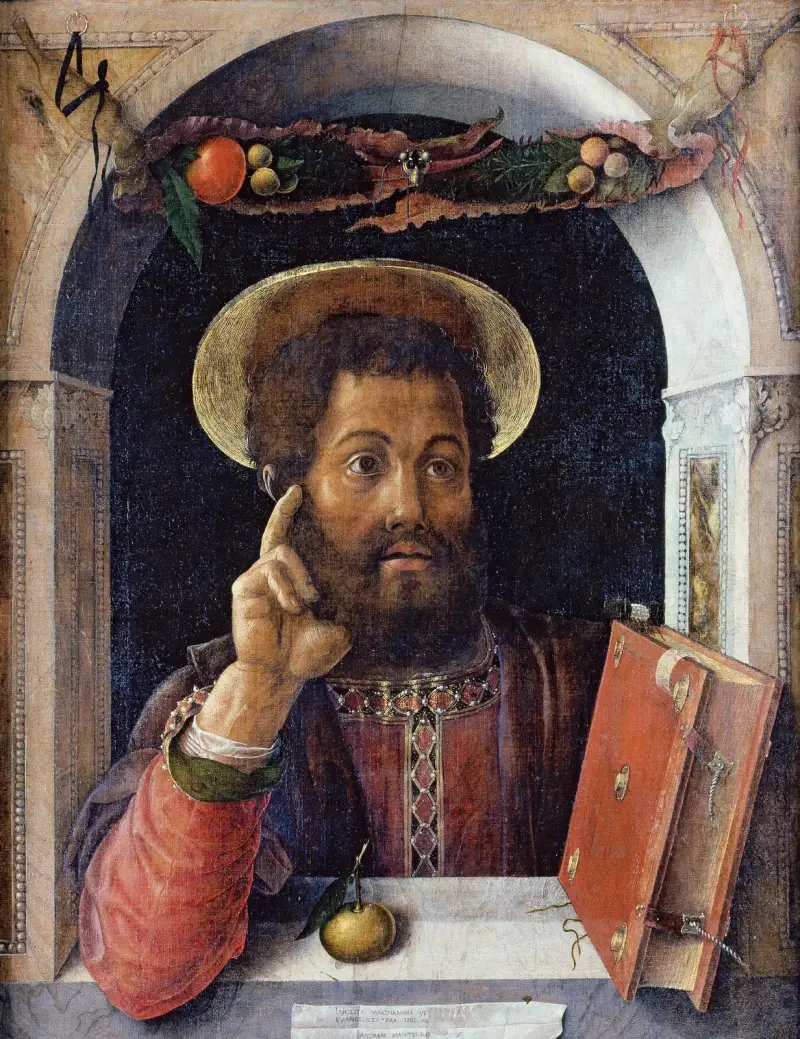 Evangelisten Markus av Andrea Mantegna