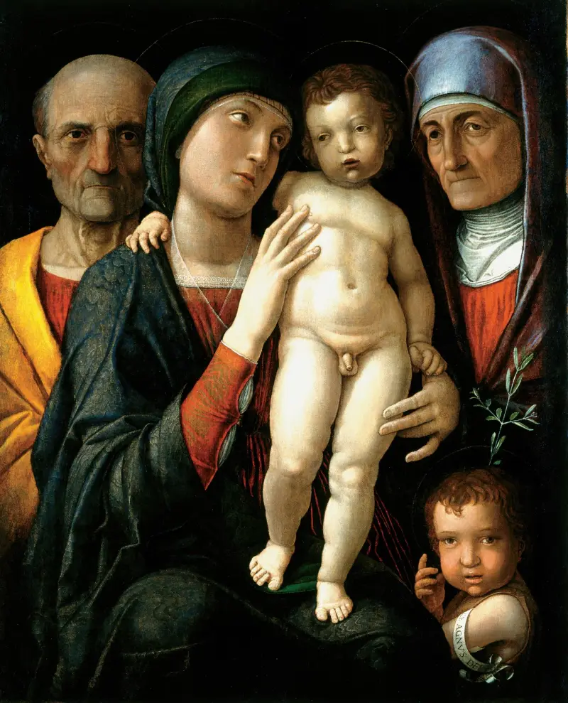 The Holy Family av Andrea Mantegna