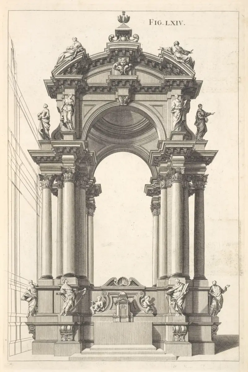 Eine quadratische Form in Perspektive von Andrea Pozzo