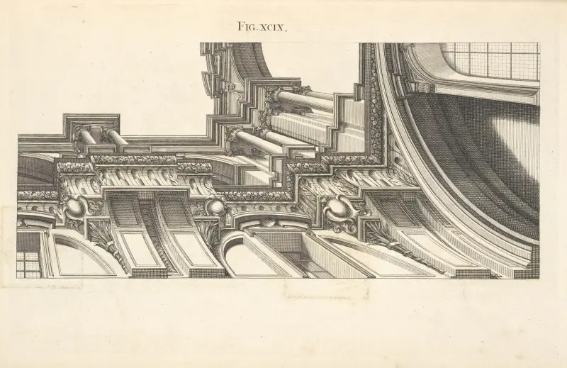 Another quarter of the whole design. av Andrea Pozzo