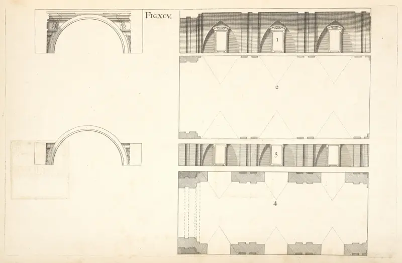 Other preparations to the ninety-eighth and ninety-ninth figures. av Andrea Pozzo