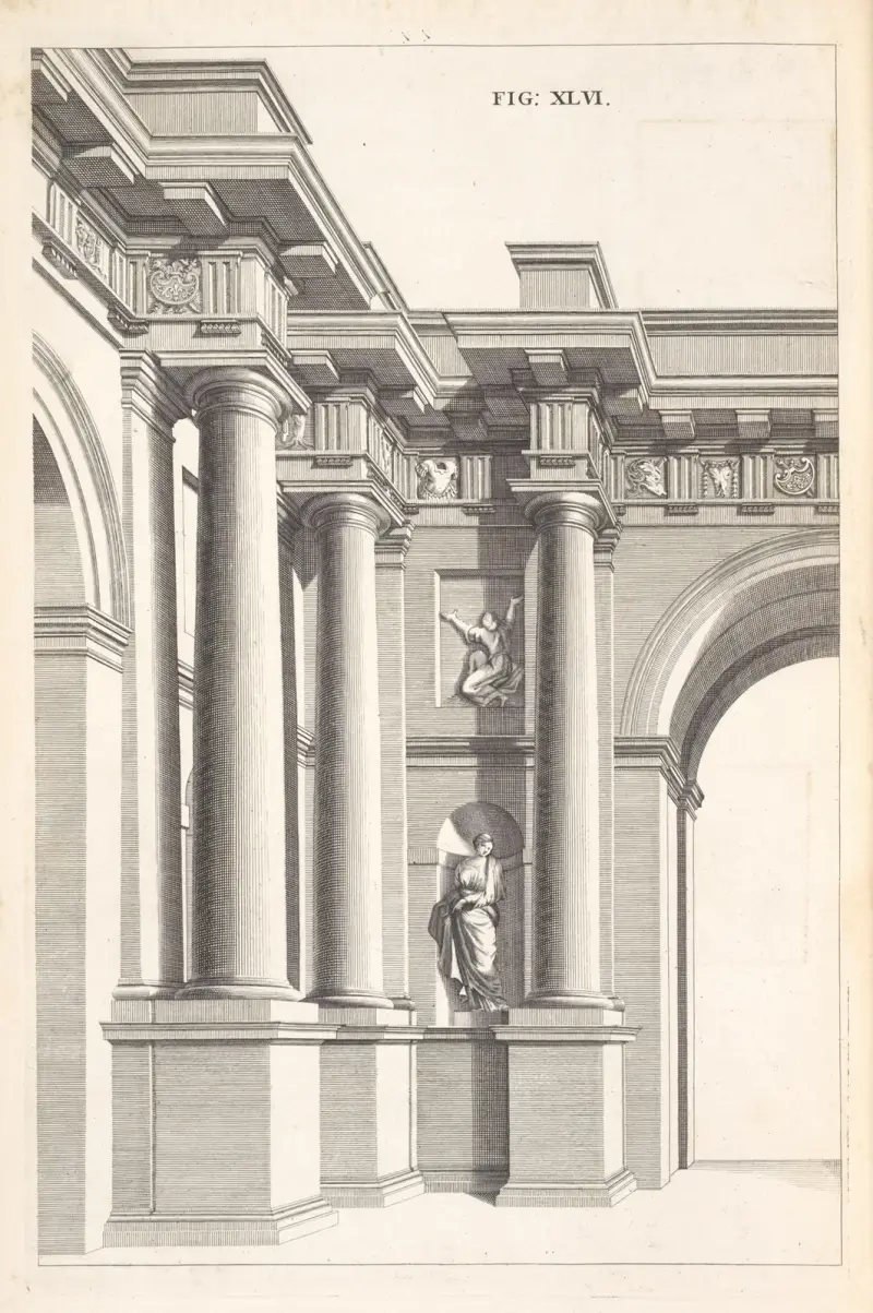 The other half of the same design. av Andrea Pozzo