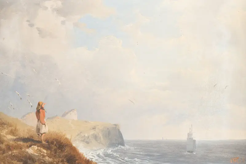 Vid Östersjökusten av Andreas Achenbach