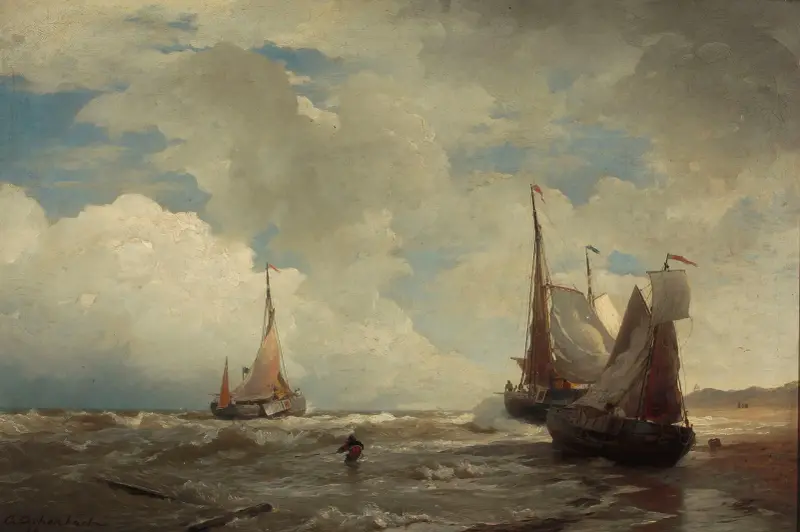 On the North Sea coast av Andreas Achenbach