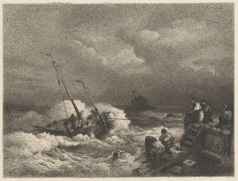 Pobřežní krajina, Andreas Achenbach