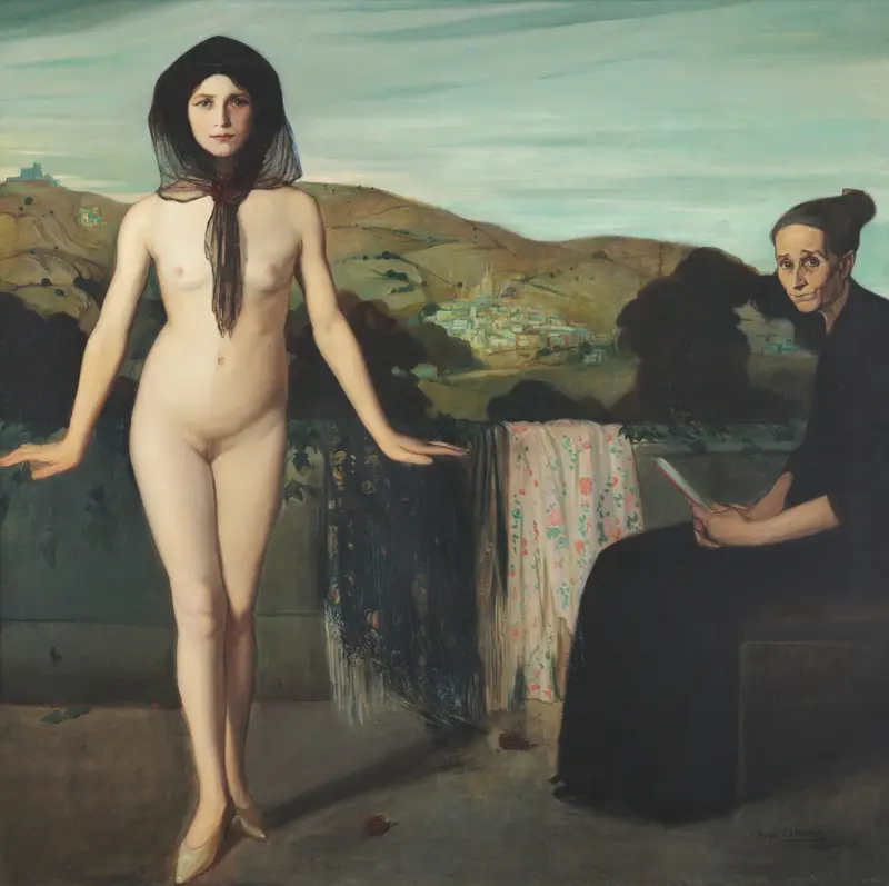 La bailarina desnuda (The Nude Ballerina) av Ángel Zárraga