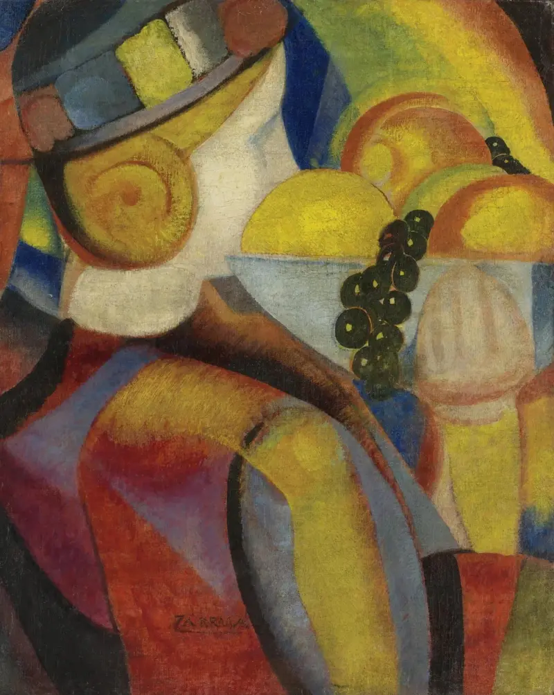 Muchachita con frutas av Ángel Zárraga