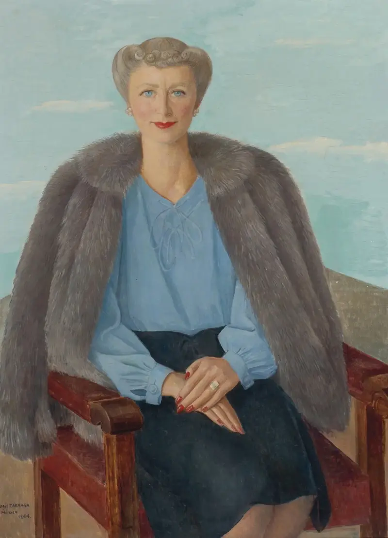 Portrait of a Lady av Ángel Zárraga