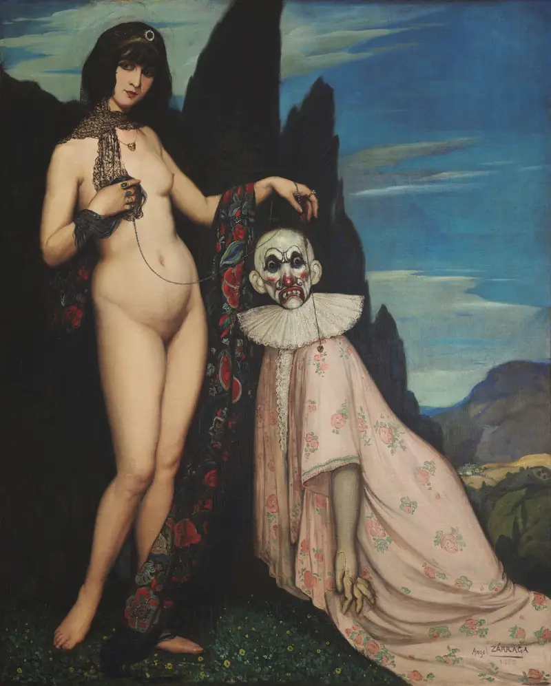 Kvinnan och dockan av Ángel Zárraga