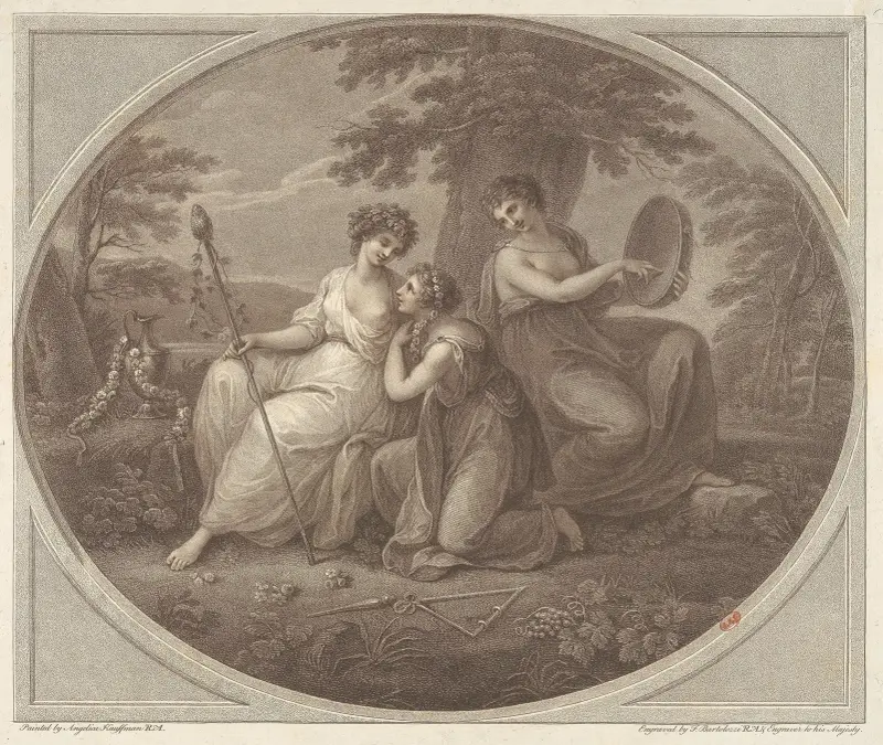 Bacchanalians von Angelica Kauffmann