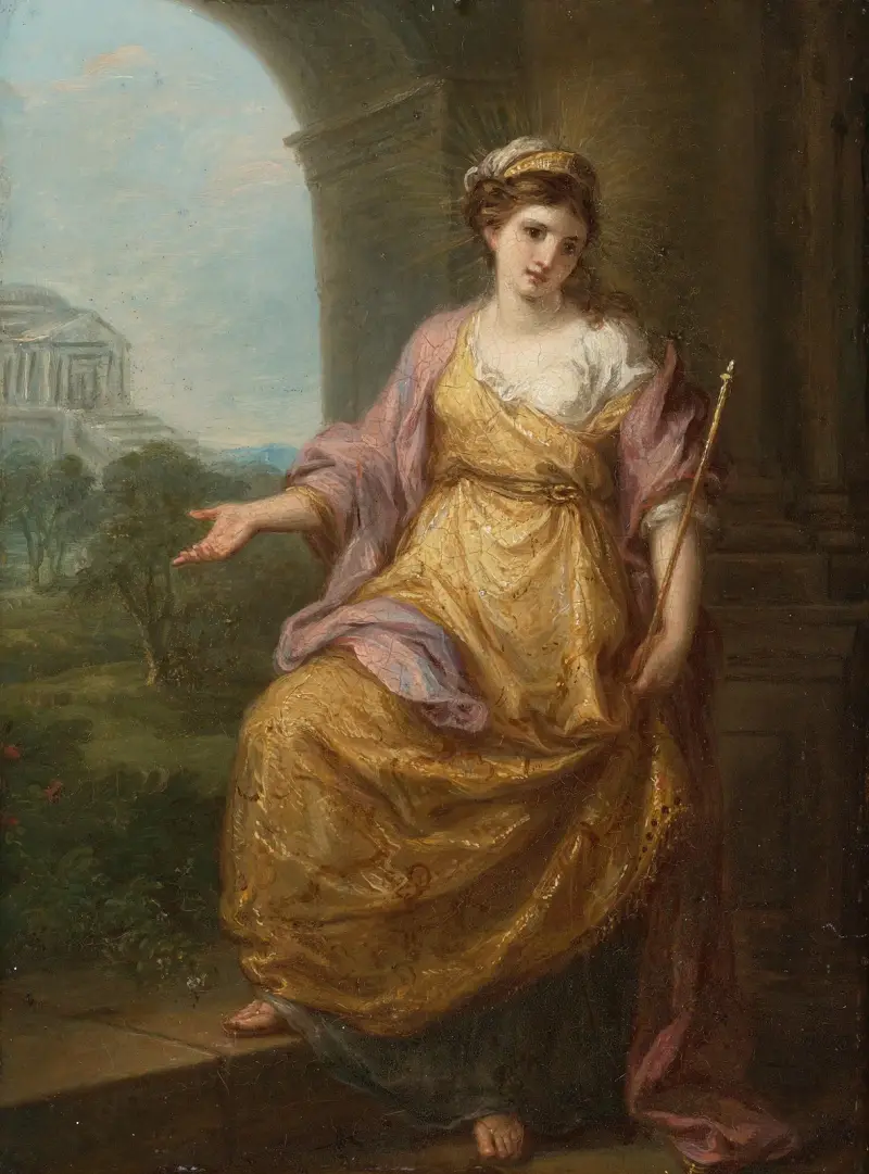 Kvinnlig allegori av Angelica Kauffmann