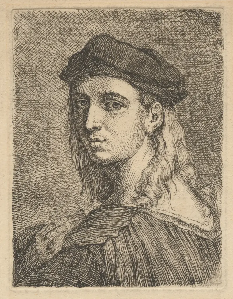 Porträtt av Rafael av Angelica Kauffmann