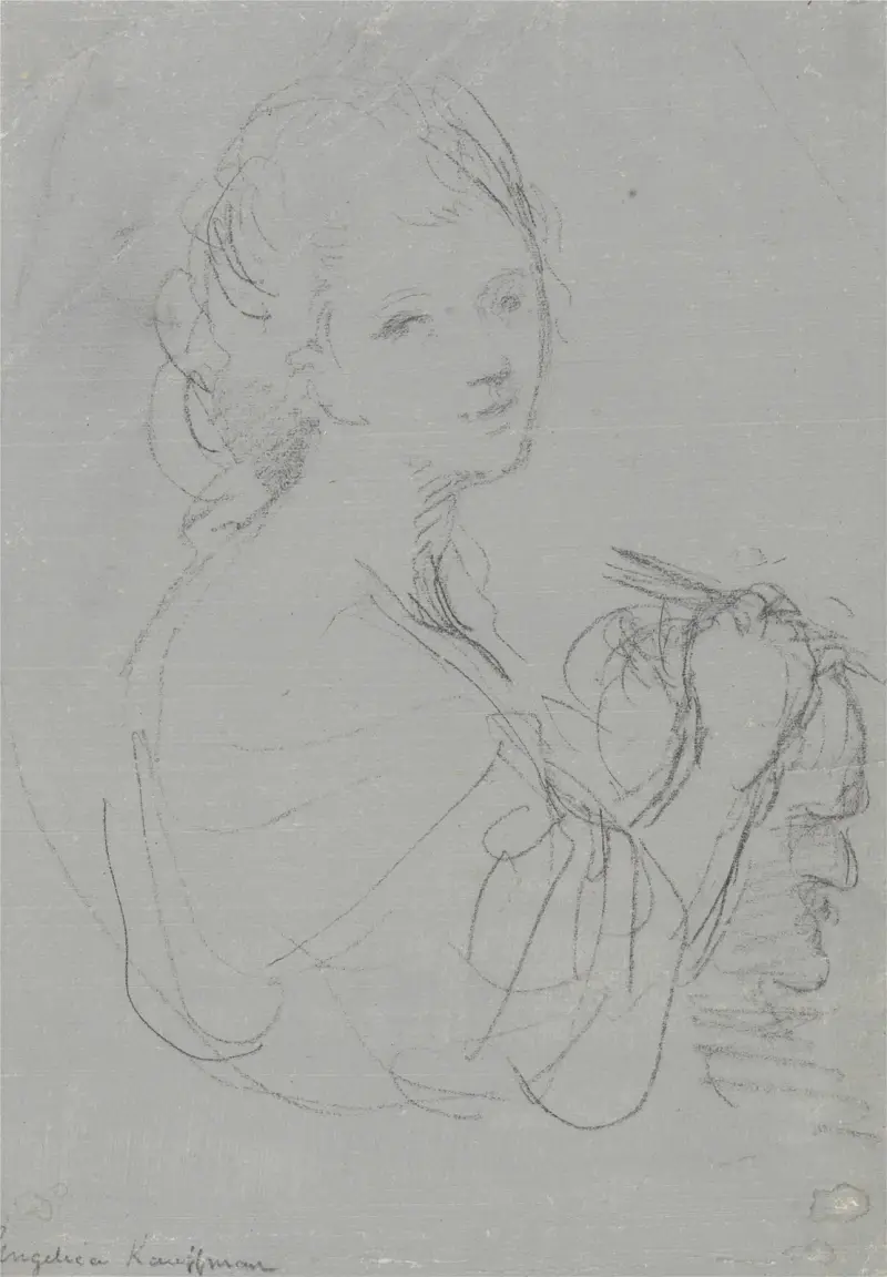 Självporträtt av Angelica Kauffmann